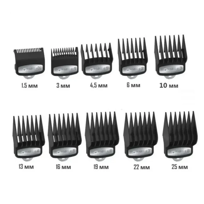 Набір насадок Wahl Premium Attachment Combs Poly 10 шт