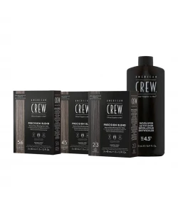 Набір для маскування сивого волосся American Crew Precision Blend Bundle 3 x (3 x 40 мл) + 500 мл