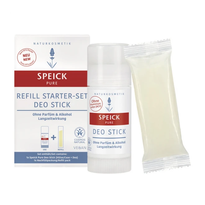 Набір дезодорант стік з додатковим стіком Speick Pure Refill Deo Stick Starter Set 80 мл