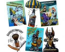 Стікерпак Barbercompany Barber Vibe