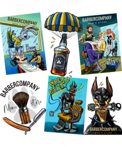 Стикерпак Barbercompany Barber Vibe