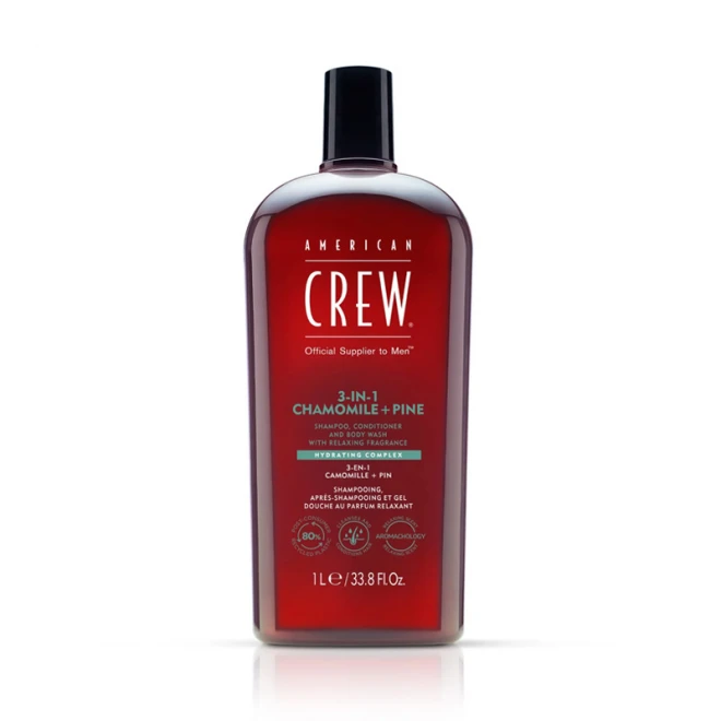 Шампунь (3 в 1) American Crew Shampoo Conditioner and Body Wash Chamomile Pine 1000 мл