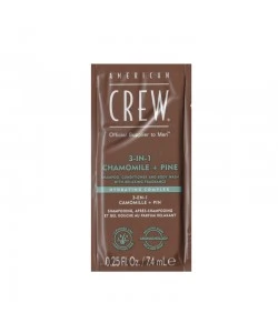 Шампунь (3 в 1) American Crew Shampoo Conditioner and Body Wash Chamomile Pine 7.4 мл (тестер)