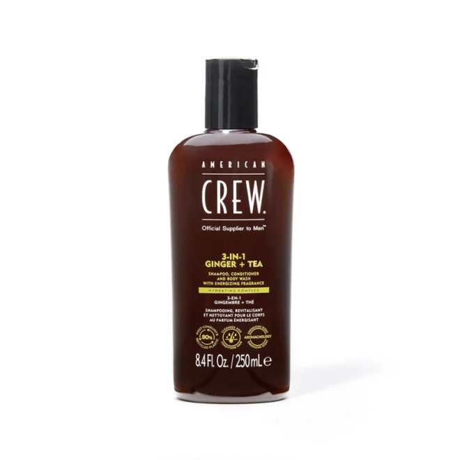 Шампунь (3 в 1) American Crew Shampoo Conditioner and Body Wash Ginger Tea 250 мл