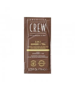 Шампунь (3 в 1) American Crew Shampoo Conditioner and Body Wash Ginger Tea 7.4 мл (тестер)
