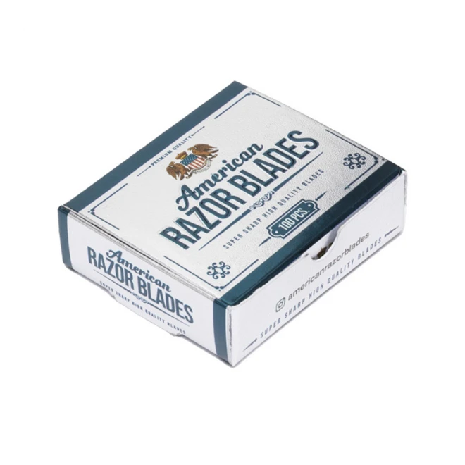 Леза для гоління American Razor Blades половинки 100 шт