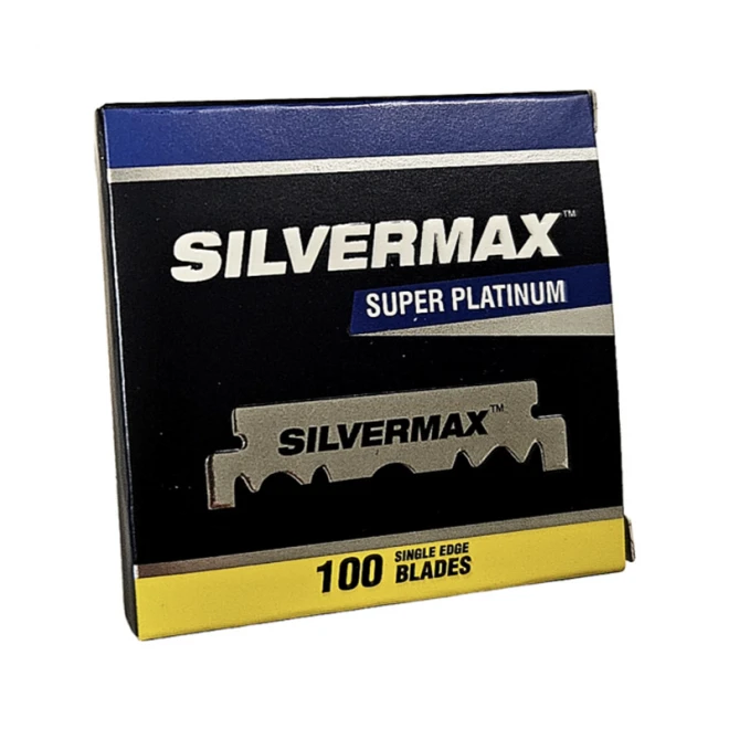 Леза для гоління Silvermax Super Platinum половинки 100 шт
