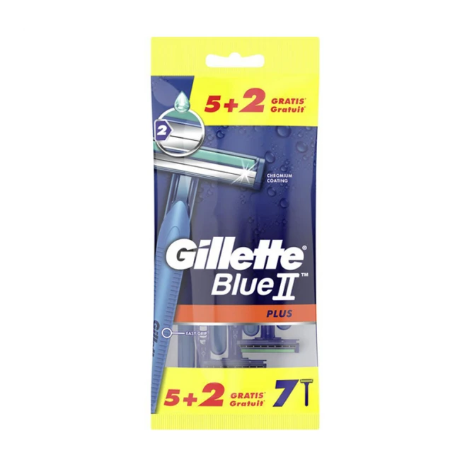 Станки для гоління одноразові Gillette Blue II Plus 7 шт