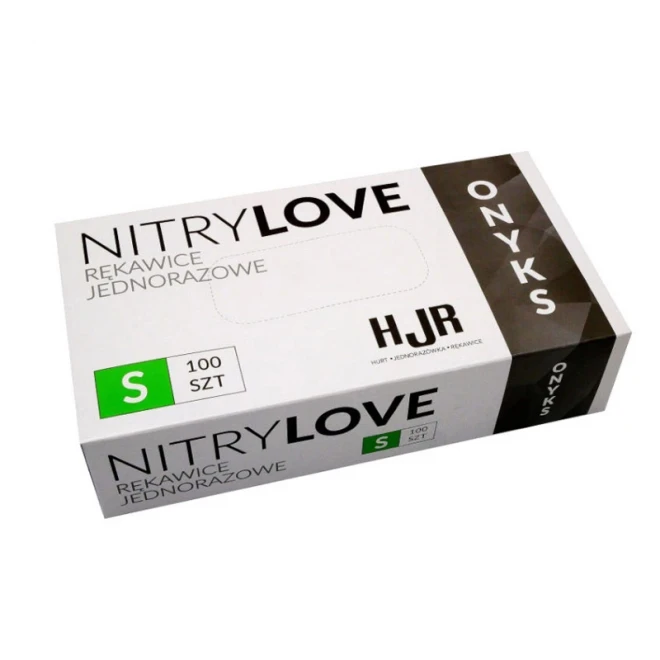 Нітрилові рукавиці без пудри HJR Onyks Nitrylove розмір S