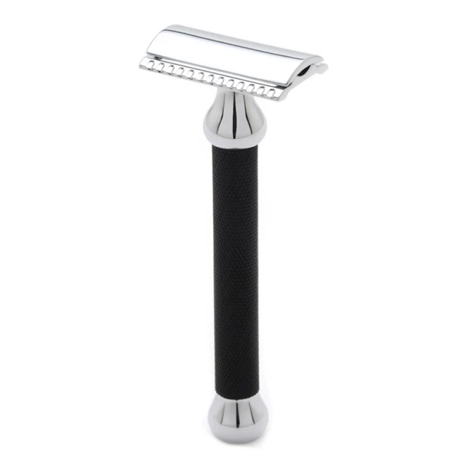 Станок для гоління Т-подібний Shlyuz GentleCut Black DE Safety Razor