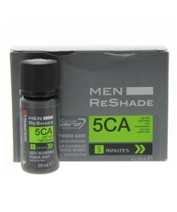 Система маскування сивого волосся рівень 5CA Goldwell Men Re-Shade Grey Blending Light Brown 4 x 20 мл