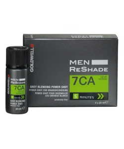 Система маскування сивого волосся рівень 7CA Goldwell Men Re-Shade Grey Blending Mid Blonde 4 x 20 мл