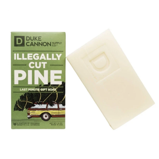 Мило туалетне Duke Cannon Brick of Soap Illegally Cut Pine 280 г