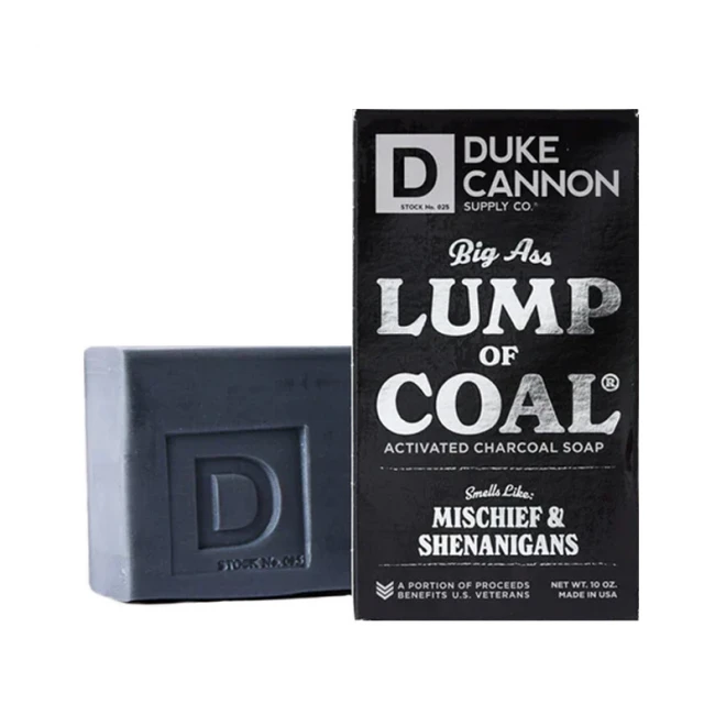 Мило туалетне Duke Cannon Brick of Soap Lump of Coal 280 г