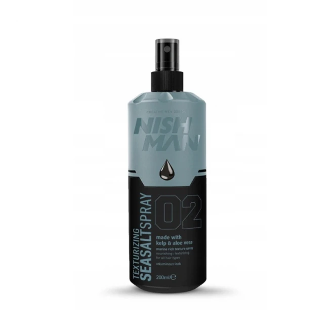 Соляний спрей для стилізації волосся Nishman Texturizing Sea Salt Spray 02 200 мл
