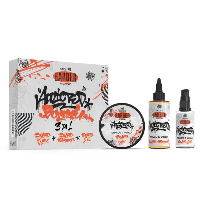 Набір для бороди Marmara Addicted Tobacco & Vanilla Bundle