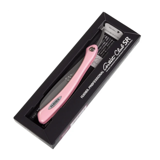 Бритва шаветт Feather Artist Club SR Pink ACSR-RP