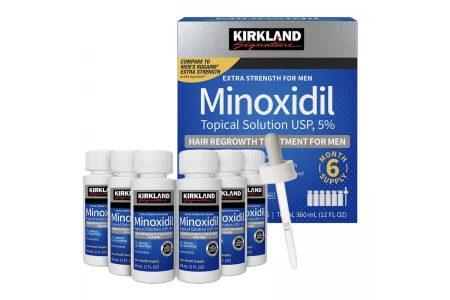 Засіб для росту волосся Minoxidil Kirkland Hair Regrowth Treatment 5% 6 x 60 мл