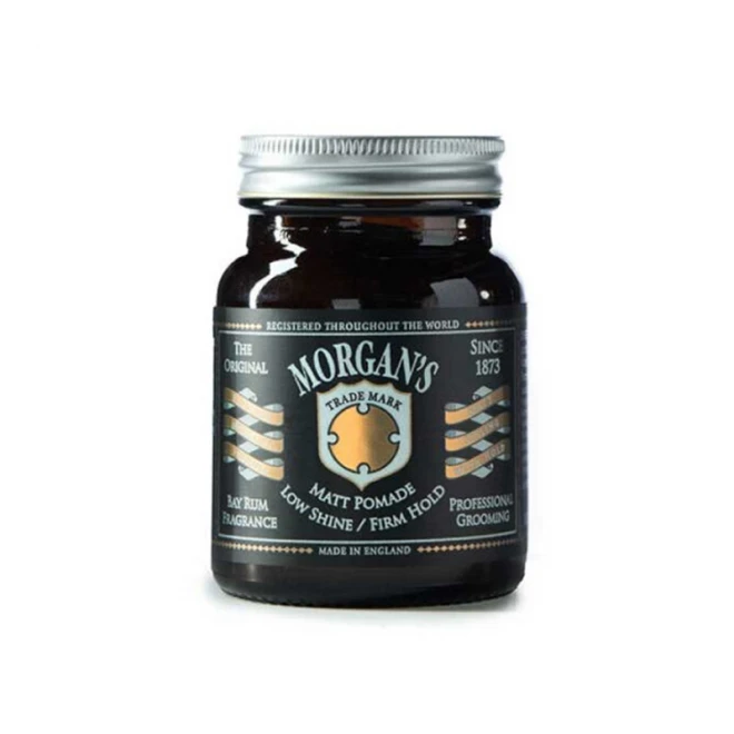 Помада для стилізації волосся Morgan’s Matt Pomade Low Shine / Firm Hold Bay Rum 100 г
