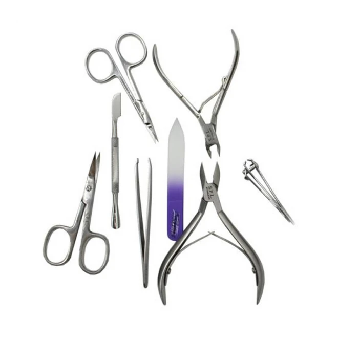 Манікюрний набір 8 предметів SPL Manicure Kit Blue 77203W