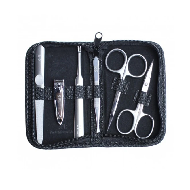 Манікюрний набір 6 предметів SPL Manicure Kit Black 77105BC