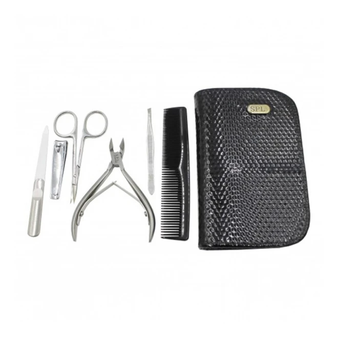 Манікюрний набір 6 предметів SPL Manicure Kit Black 77201BI