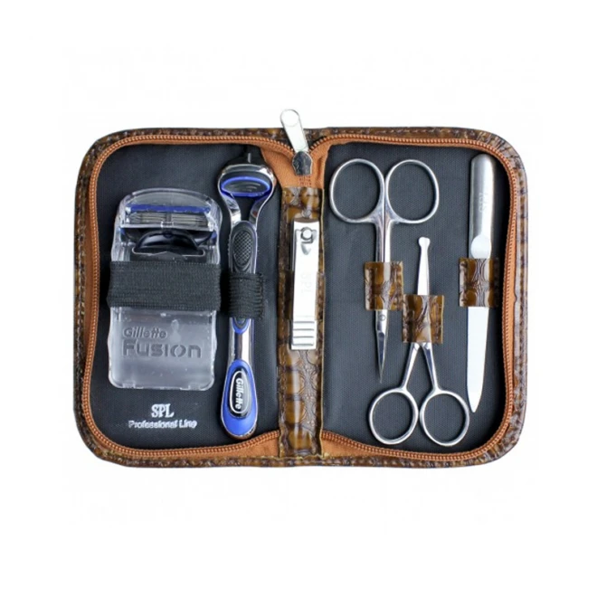 Манікюрний набір 6 предметів SPL Manicure Set Brown 77204C