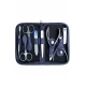 Манікюрний набір 8 предметів SPL Manicure Kit Blue 77203W