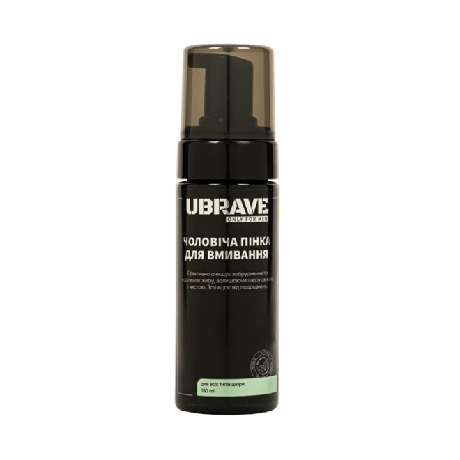 Чоловіча пінка для вмивання UBRAVE Cleaning Foam 150 мл