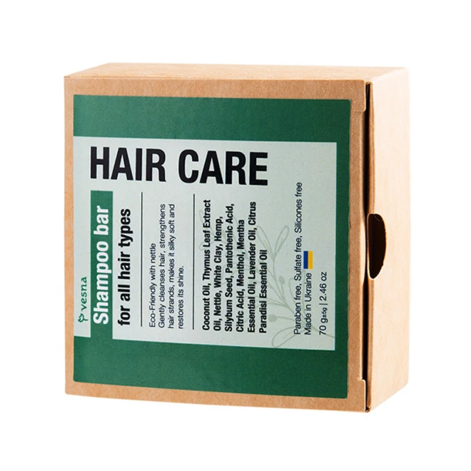 Твердий шампунь Vesna Hair Care Shampoo Bar Кропива 70 г