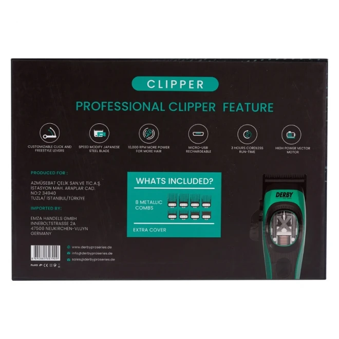 Машинка для стрижки Derby Pro Series Clipper