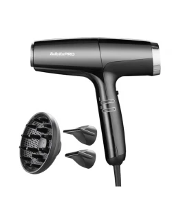 Фен для волосся BaByliss PRO Falco Black&Silver