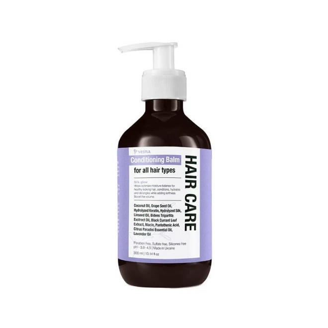 Бальзам-кондиціонер для волосся для блиску Vesna Hair Care Conditioning Balm 300 мл