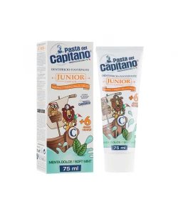 Зубна паста для дітей Pasta del Capitano Junior Menta Dolce 75 мл