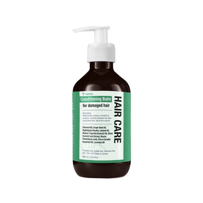 Бальзам-кондиціонер для волосся відновлюючий Vesna Hair Care Conditioning Balm 300 мл