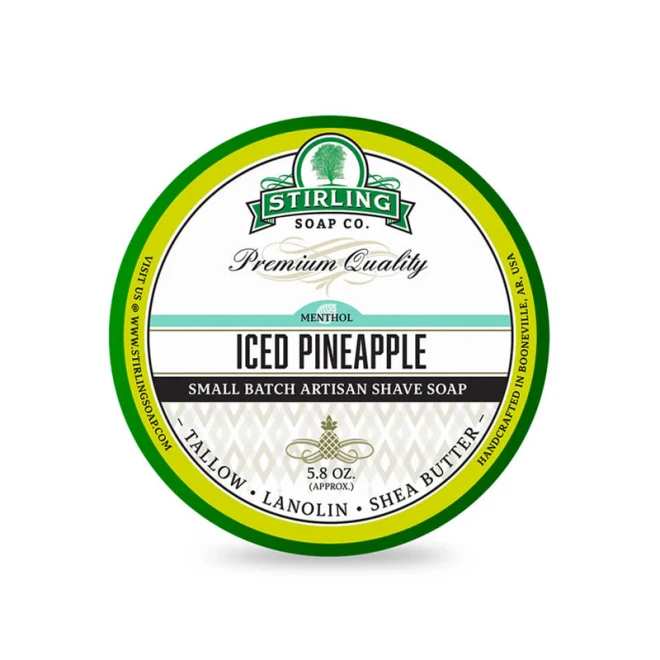 Мило для гоління Stirling Shaving Soap Iced Pineapple 170 мл