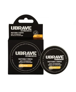 Глина для стилізації волосся UBRAVE Matt Clay 40 мл