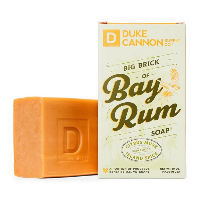 Мило туалетне Duke Cannon Brick of Soap Bay Rum 280 г