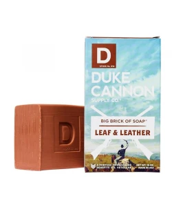 Мыло туалетное Duke Cannon Brick of Soap Leaf and Leather 280 г