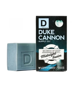 Мыло туалетное Duke Cannon Brick of Soap Midnight Swim 280 г