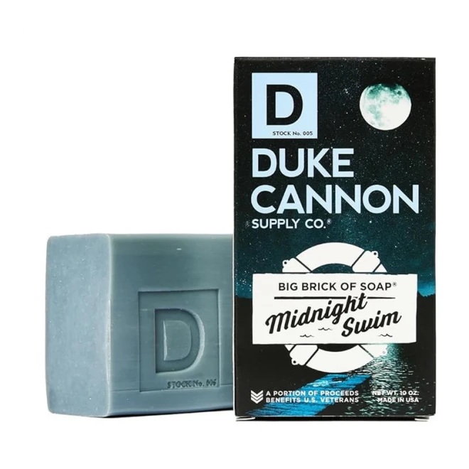Мило туалетне Duke Cannon Brick of Soap Midnight Swim 280 г