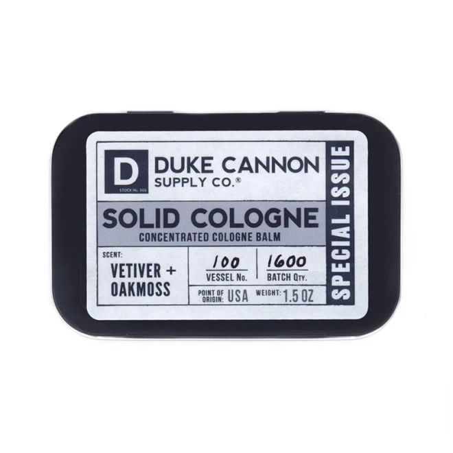 Твердий одеколон Duke Cannon Solid Cologne Vetiver & Oakmoss 42 г