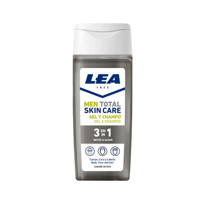Гель для душу 3в1 Lea Men Total Skin Care Detox 300 мл