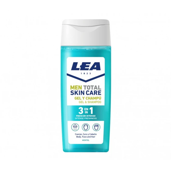 Гель для душу 3в1 Lea Men Total Skin Care Freshness 300 мл