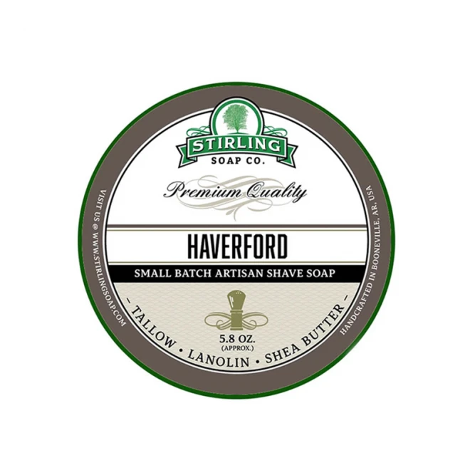 Мило для гоління Stirling Shaving Soap Haverford 170 мл