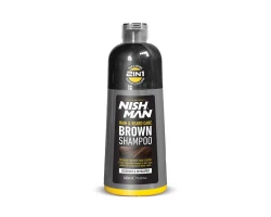 Шампунь для волос и бороды Nishman Hair & Beard Brown Shampoo 400 мл
