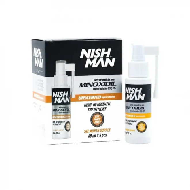 Засіб для росту волосся Nishman Minoxidil 5% 6x60мл