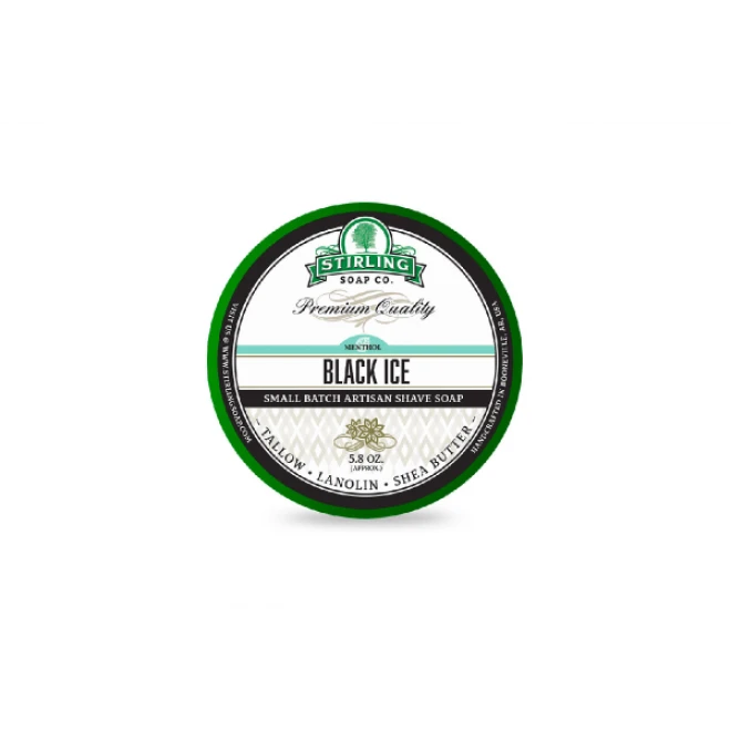 Мило для гоління Stirling Shaving Soap Black Ice 170 мл