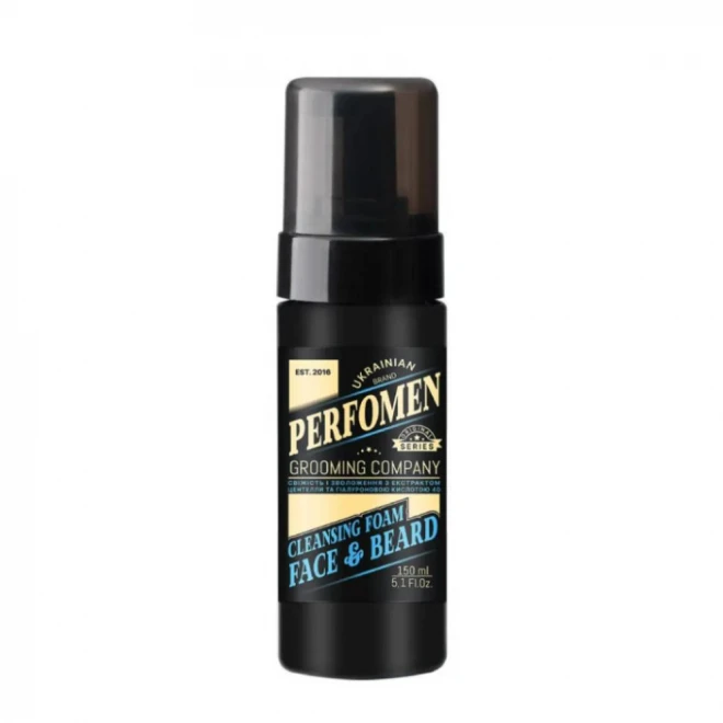 Пінка для вмивання обличчя та бороди PerfomeN Cleansing Foam Face & Beard Inspired by Boys Imperial 150 мл