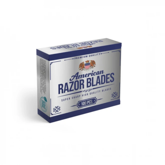 Леза для гоління American Razor Blades 100 шт. DE